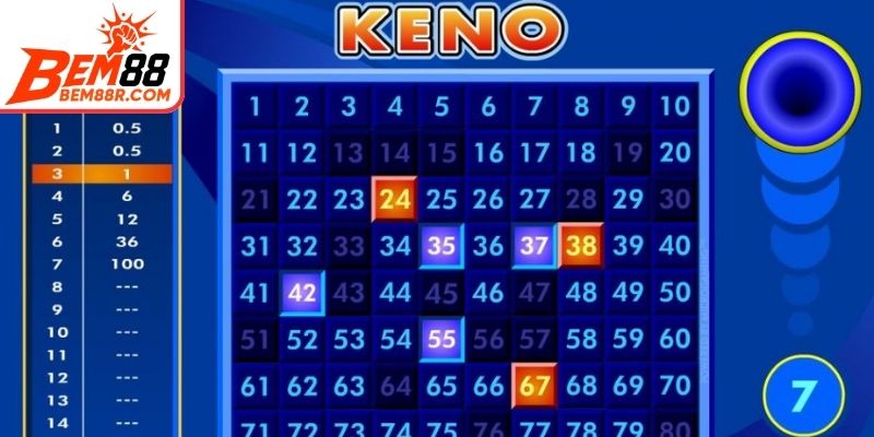 Các phiên bản keno phổ biến