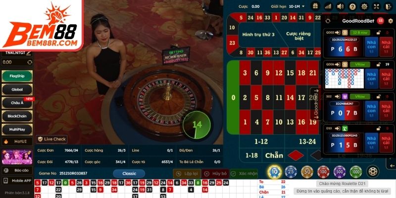 Sơ lược vài nét cơ bản về Roulette online
