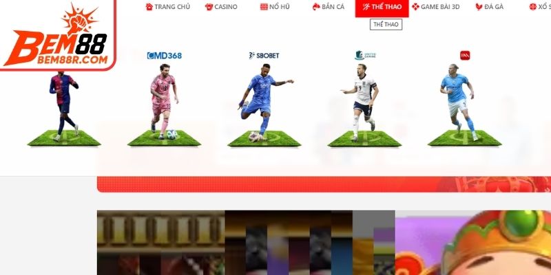 Saba sports trải nghiệm trong Thể Thao BEM88